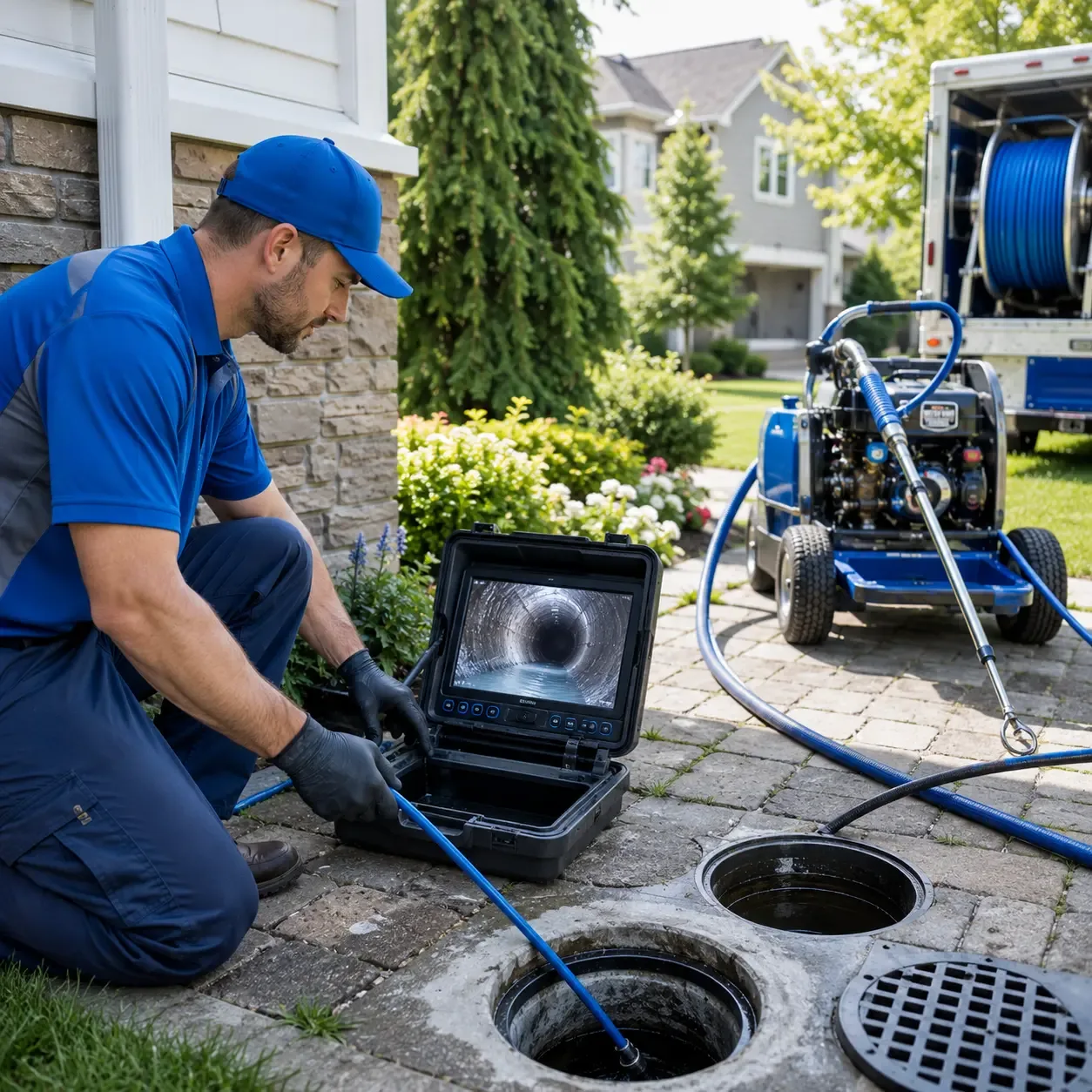 Outdoor drain cleaning professionals serving Jasper, NY