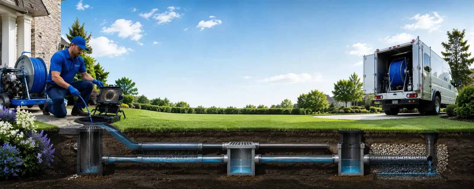 Outdoor drain cleaning information for Jasper, NY